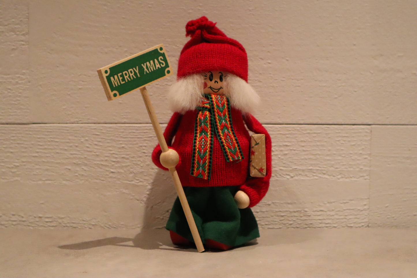 Tomtegumma "Merry xmas"