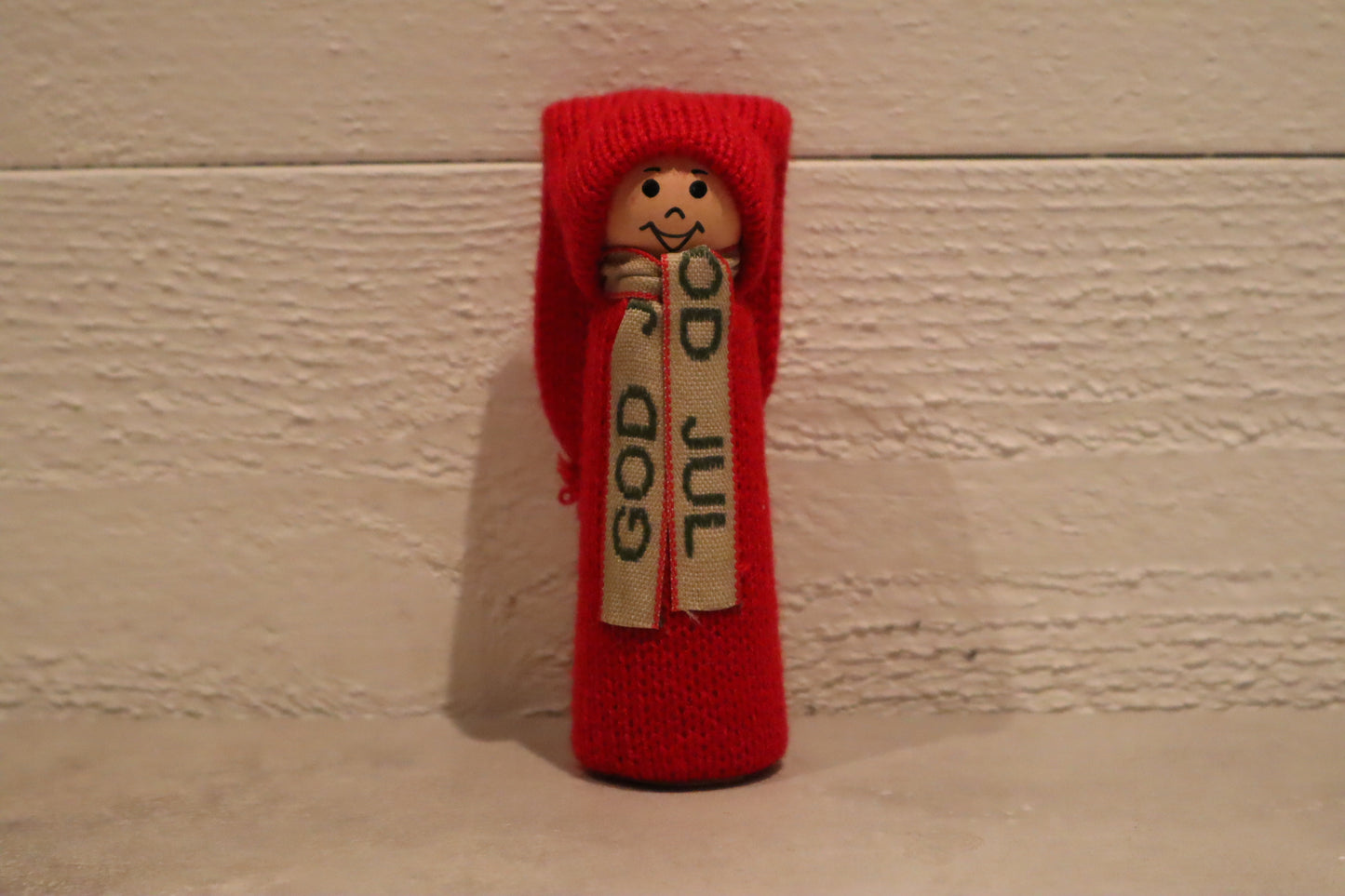 Tomtepojk med god jul-halsduk