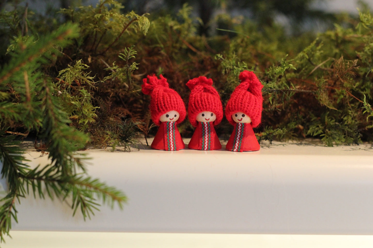 Minitomte röd (3-pack)